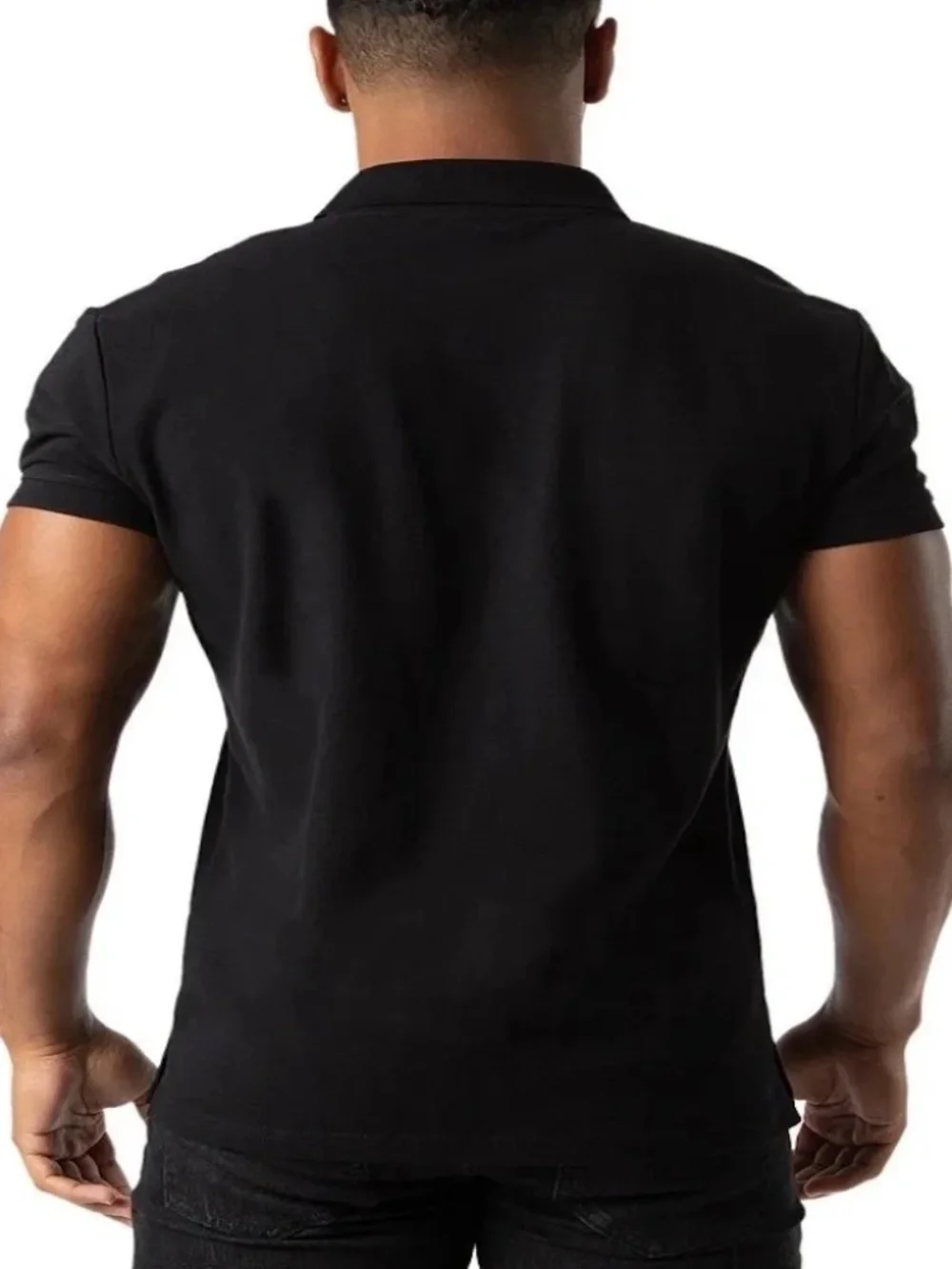 Nasty Pig Black Polo Shirt with Subtle Logo - Picture 2 of 9